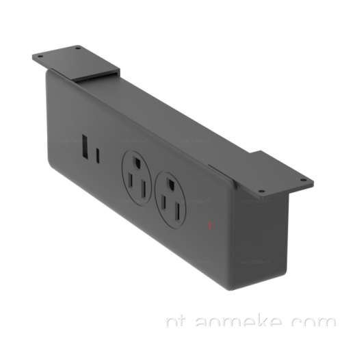 soket USB de design simples para mesa